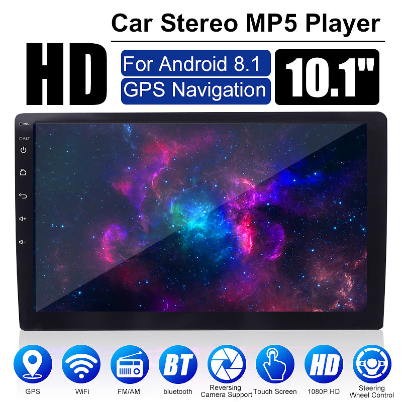 AutoVX Android 8.1 Car Stereo With 10.1 Inch Touch Screen