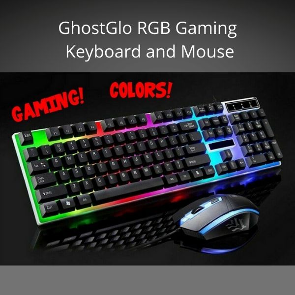 GhostGlo RGB Gaming Keyboard and Mouse