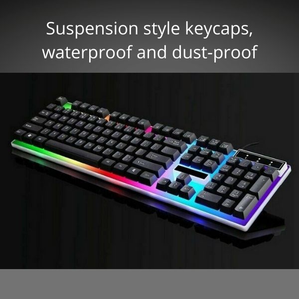 GhostGlo RGB Gaming Keyboard and Mouse