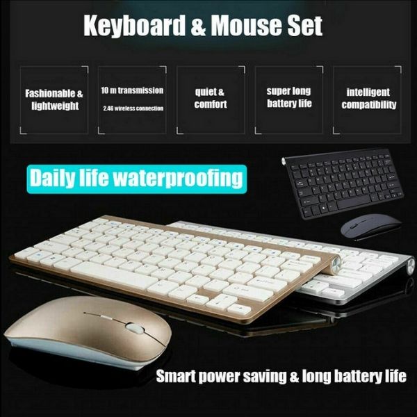Keywiz Mini Wireless Keyboard And Mouse Set